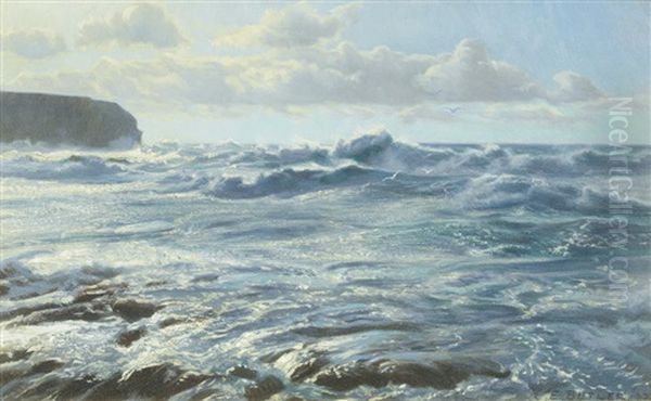 The Incoming Tide Oil Painting by Charles Ernest Butler