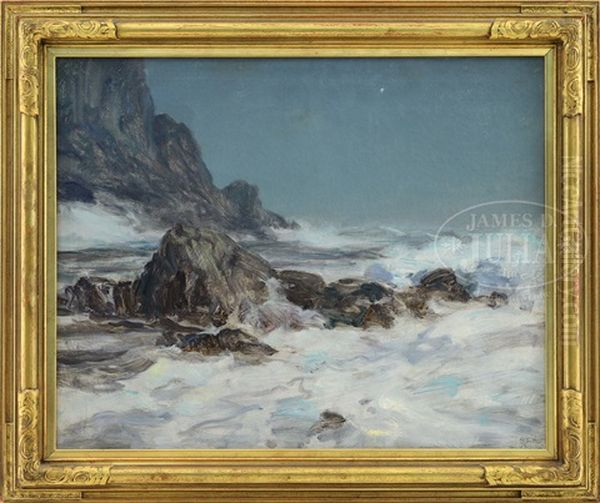 Bald Head Cliff, Ogunquit Maine Oil Painting by Howard Russell Butler