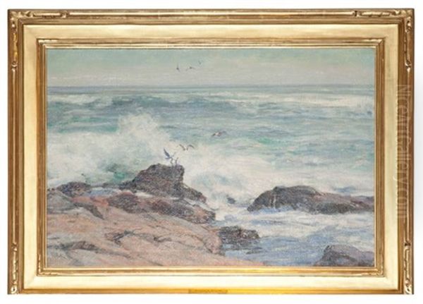 Untitled Seascape Oil Painting by Howard Russell Butler