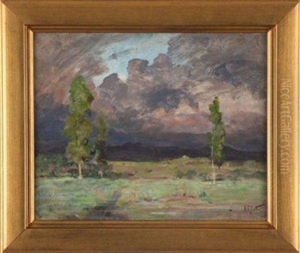 The Approaching Cloudburst Oil Painting by Howard Russell Butler