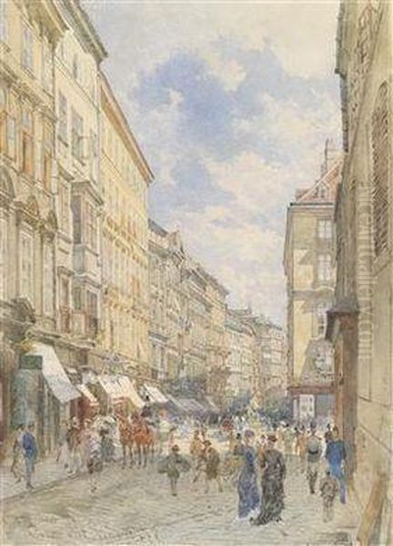 Weihburggasse Oil Painting by Franz Alt