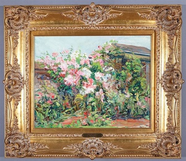 Country Garden Oil Painting by Mary Cable Butler