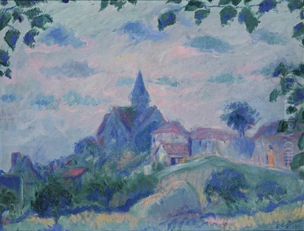 Giverny Oil Painting by Theodore Earl Butler