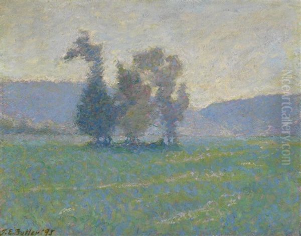 Plaine Des Ajoux, Giverny Oil Painting by Theodore Earl Butler