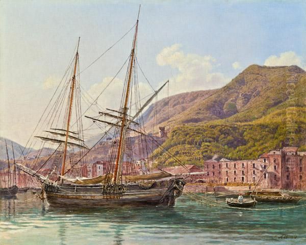 Castellammare Di Stabia Oil Painting by Jacob Alt