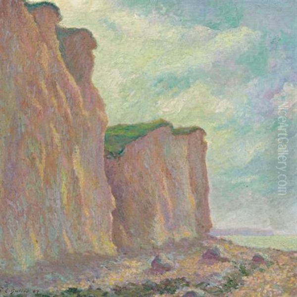 Cliffs Oil Painting by Theodore Earl Butler