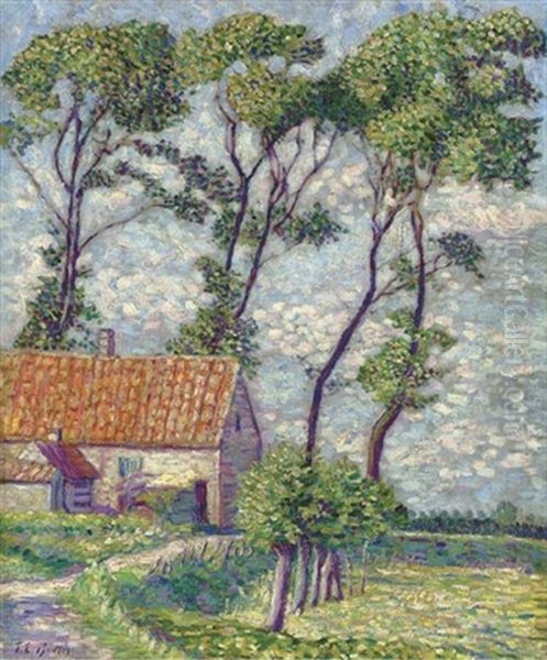 Giverny Oil Painting by Theodore Earl Butler