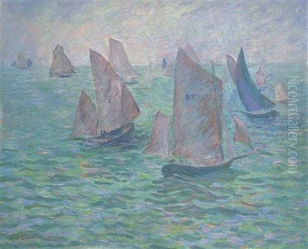 Les Regates Oil Painting by Theodore Earl Butler