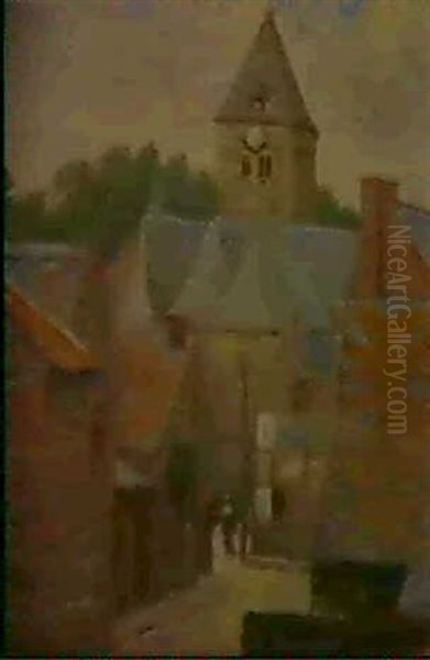 L'eglise De Vernon Oil Painting by Theodore Earl Butler