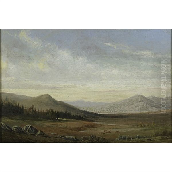 A California Landscape Oil Painting by Frederick A. Butman