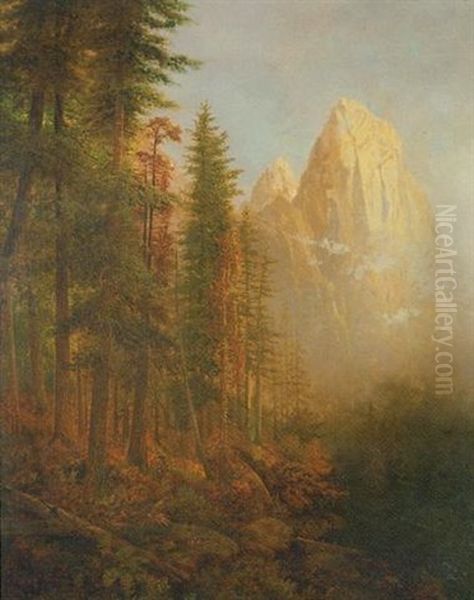 Sierra Sentinels Oil Painting by Fredrick A. Butman