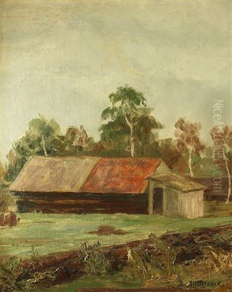 Landliches Anwesen Oil Painting by Bernhard Buttersack