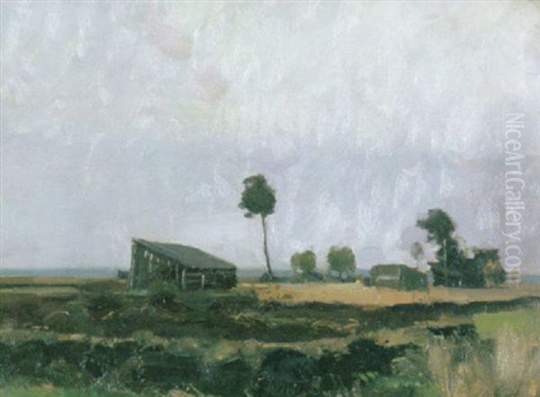 Weite Landschaft Oil Painting by Bernhard Buttersack