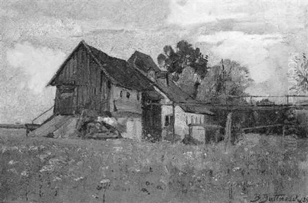 Bauernhof Oil Painting by Bernhard Buttersack