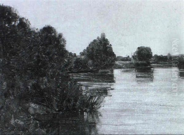 Stilles Wasser Oil Painting by Bernhard Buttersack