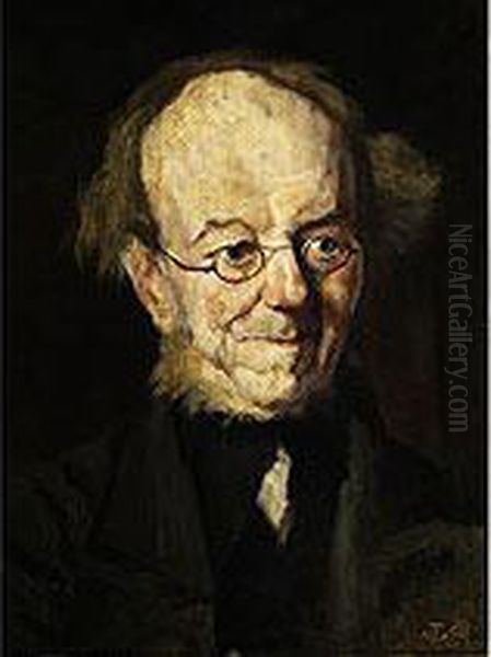 Portrait Des Vaters Des Kunstlers Oil Painting by Theodor Alt