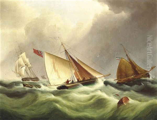 The Gathering Storm Oil Painting by James Edward Buttersworth