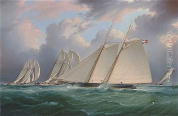 Yacht "orion" Oil Painting by James Edward Buttersworth