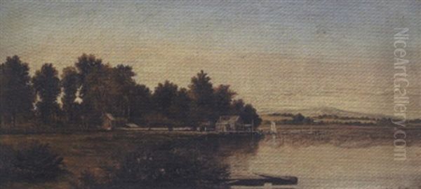 Mouth Of The Moodna On The Hudson Oil Painting by James Edward Buttersworth