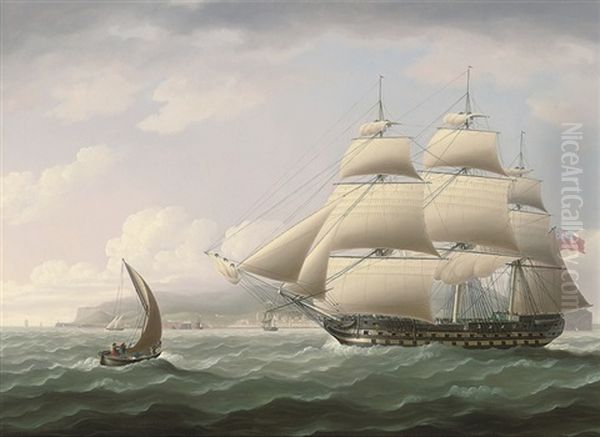 The Honourable East India Company's Ship Dunira Oil Painting by Thomas Buttersworth