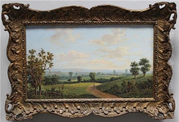 Pendants: Weite Landschaften Oil Painting by George Butterworth