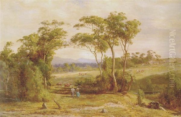 At Bradford Oil Painting by Abraham Louis Buvelot