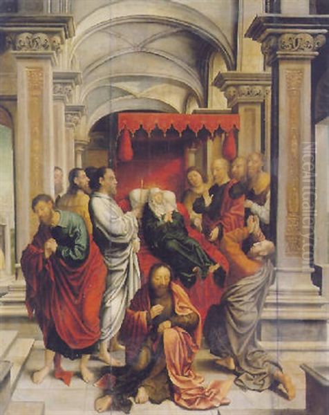 The Death Of The Virgin Oil Painting by Cornelius Buys the Younger