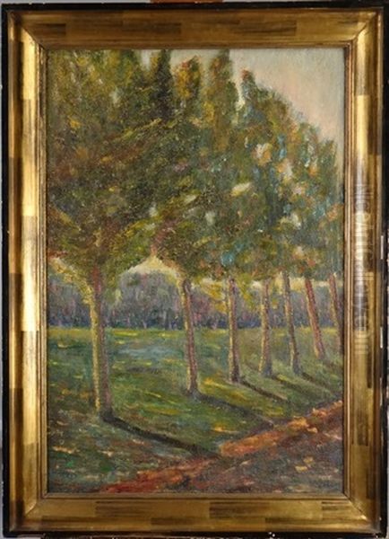 Sous-bois Oil Painting by Georges Leon Ernest Buysse