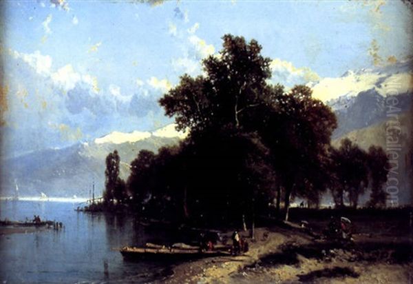 La De Geneve Oil Painting by Alfred Eduard Agenor de Bylandt