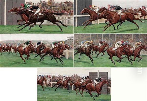 The Gold Cup Oil Painting by William Hounsom Byles