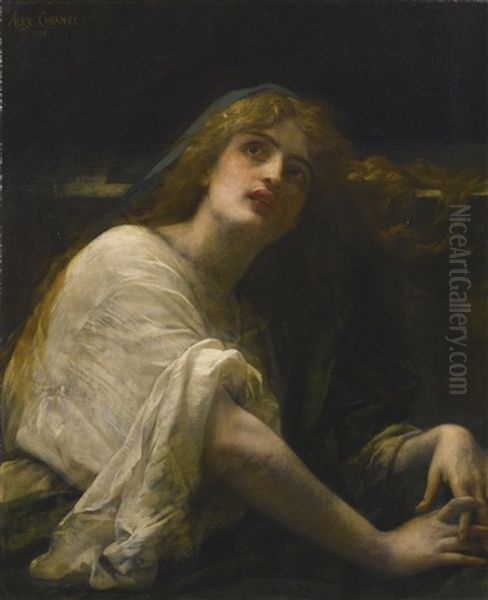 Mary Magdalene At The Tomb Oil Painting by Alexandre Cabanel