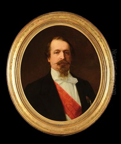 Portrait De L'empereur Napoleon Iii Oil Painting by Alexandre Cabanel