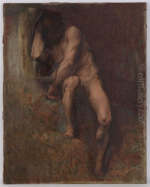 Adam (study) Oil Painting by Alexandre Cabanel