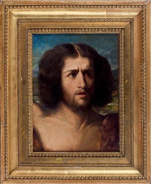 Tete De Saint Jean-baptiste, Esquisse Oil Painting by Alexandre Cabanel