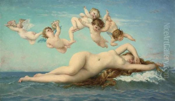 The Birth Of Venus Oil Painting by Alexandre Cabanel