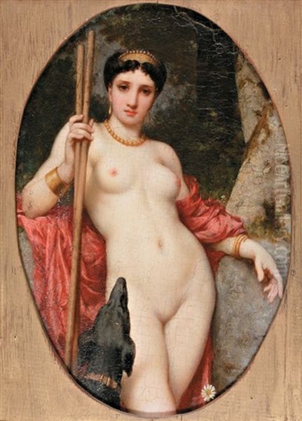 Portrait De Diane Oil Painting by Alexandre Cabanel