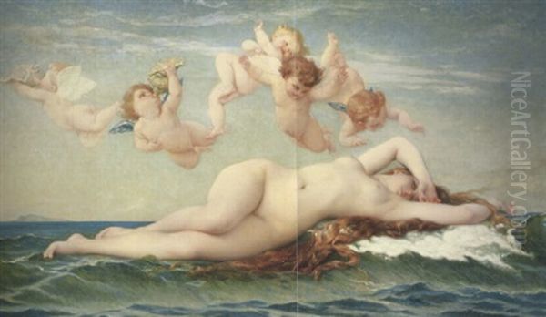 The Birth Of Venus Oil Painting by Alexandre Cabanel