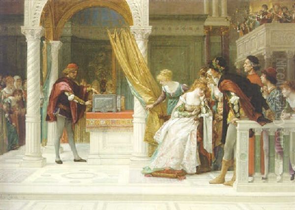 The Merchant Of Venice Oil Painting by Alexandre Cabanel