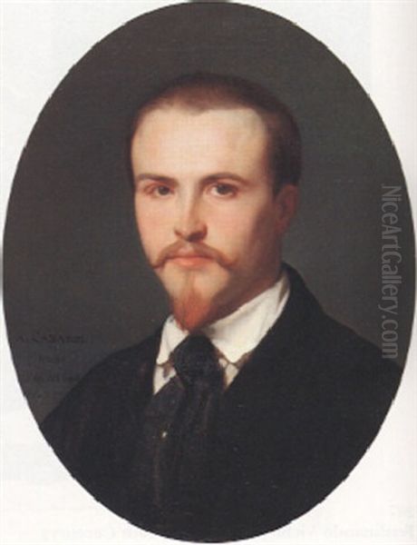 Autoportrait Oil Painting by Alexandre Cabanel