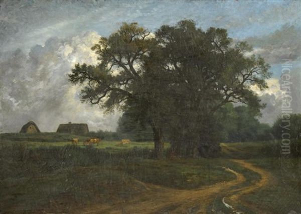 Paysage Aux Vaches by Nicolas Louis Cabat