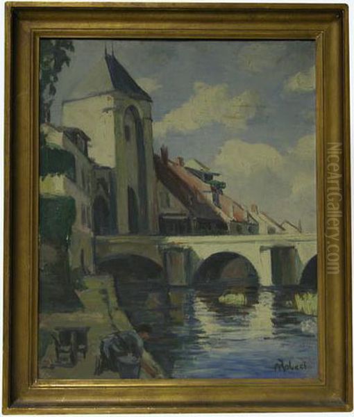 Moret-sur-loing Oil Painting by Archer Robert Altermatt