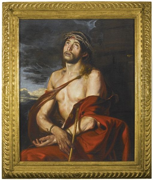 Ecce Homo Oil Painting by Juan Martin Cabezalero