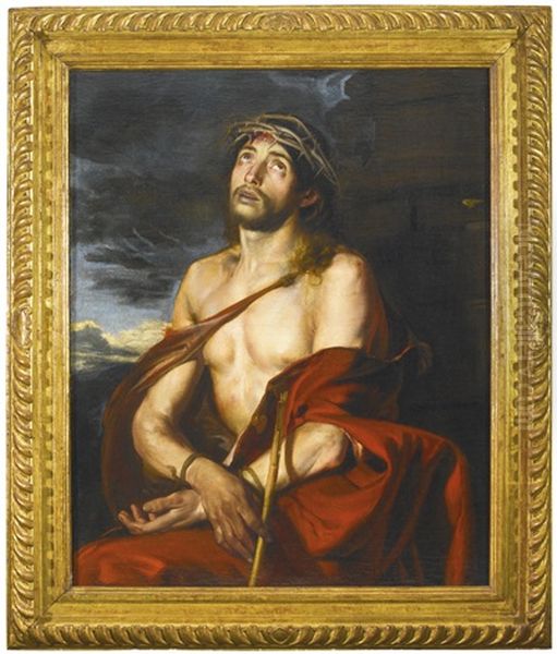 Ecce Homo Oil Painting by Juan Martin Cabezalero