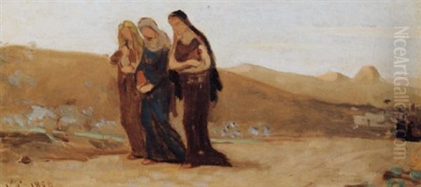 Le Tre Marie Oil Painting by Vincenzo Cabianca