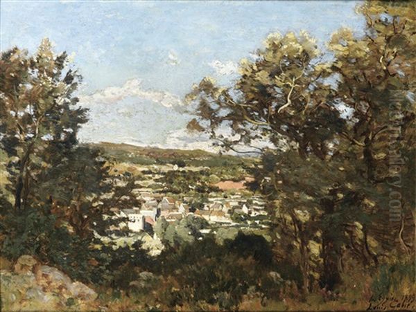 Les Eyzies, Dordogne Oil Painting by Louis Alexandre Cabie