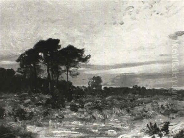 Landschaft by Louis Alexandre Cabie