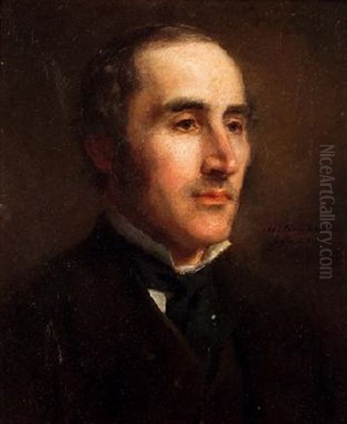 Caballero Con Corbata De Lazo Oil Painting by Antonio Cabral Bejarano