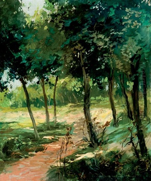 Paisaje Mediterraneo Oil Painting by Fernando Cabrera Canto