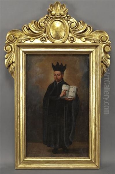 St. Ignatius Of Loyola Oil Painting by Miguel Cabrera