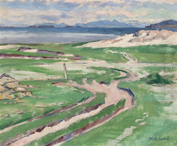 The Road To The Sea, And Skye Oil Painting by Francis Campbell Boileau Cadell